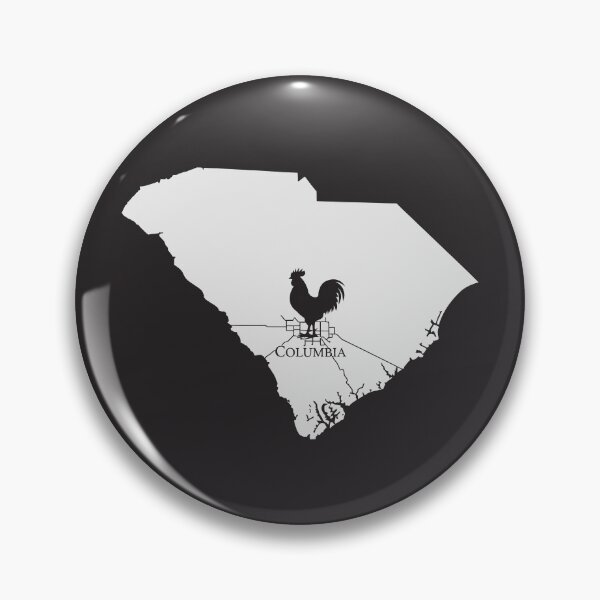 Item preview, South Carolina Columbia Gamecock State Map Silhouette designed and sold by LockjowArt.