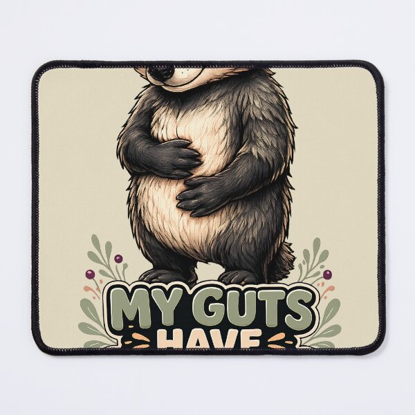 Item preview, Cute Badger My Guts Have Secrets Funny Animal T-Shirt designed and sold by Retro Rascals Co..
