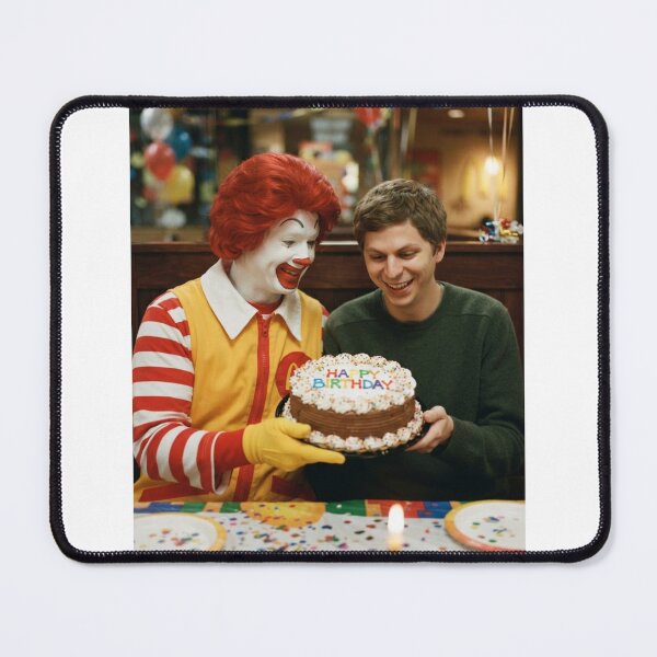 Item preview, Michael cera Ronald mcdonald mcdonalds grimace meme memes funny parody christmas birthday designed and sold by CheeseBlueprint.