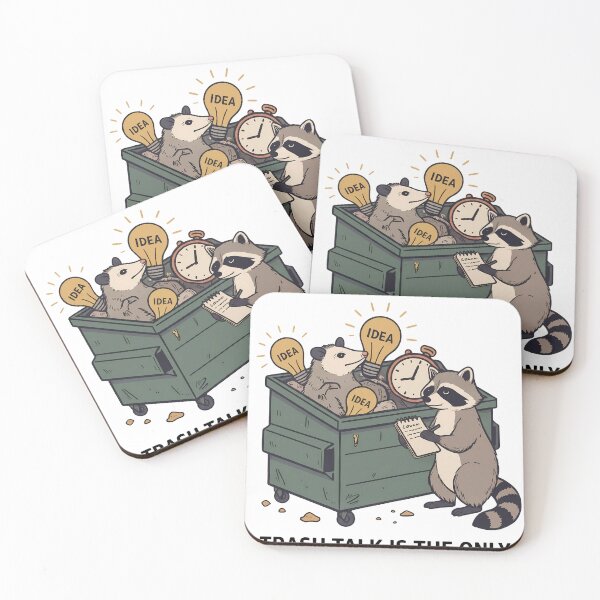 Item preview, The Urban Legend Trash Talk Raccoon Opossum designed and sold by BobbyTee Merch.