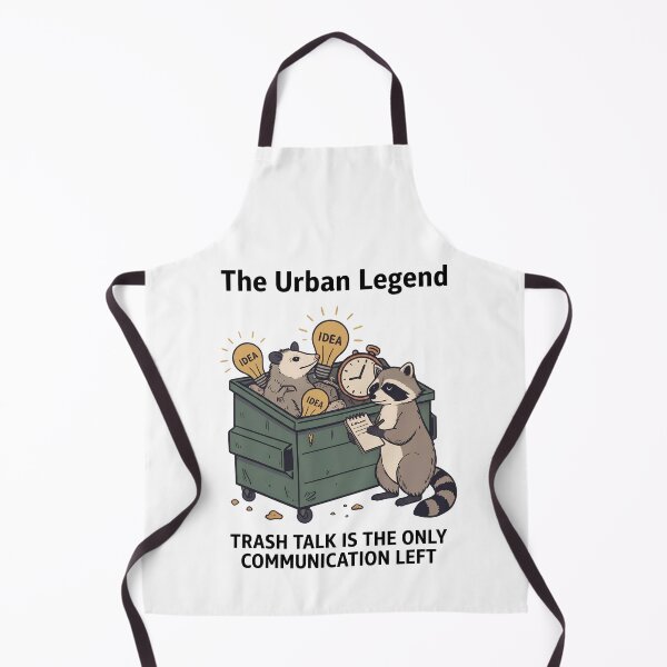 Item preview, The Urban Legend Trash Talk Raccoon Opossum designed and sold by BobbyTee Merch.
