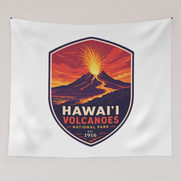 Item preview, Hawaii Volcanoes National Park Nature Landscape designed and sold by FrontierCosmic.