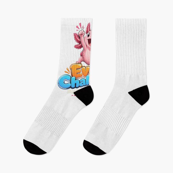 Item preview, Every Challenge Makes Me Stronger – Cute Axolotl Growth Mindset Design designed and sold by HoMya.