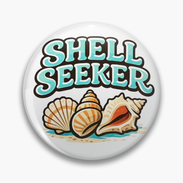 Item preview, Shell Seeker Funny Beach Design designed and sold by EastEndTownie.