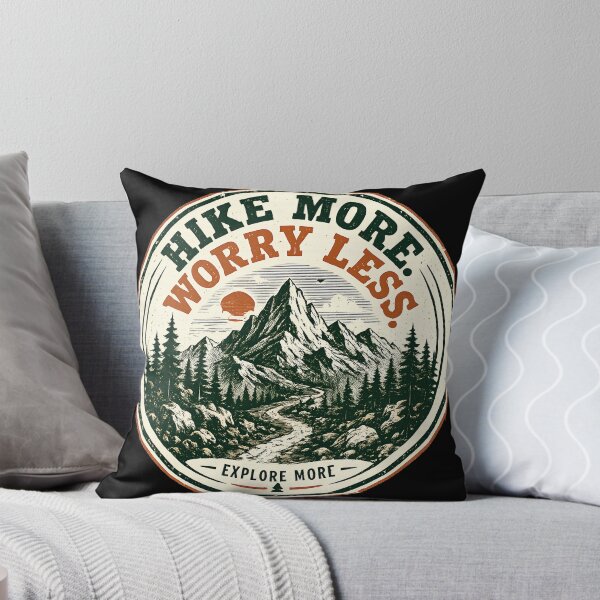 Item preview, Vintage Mountain Hiking & Camping Adventure Design designed and sold by Retro Rascals Co..