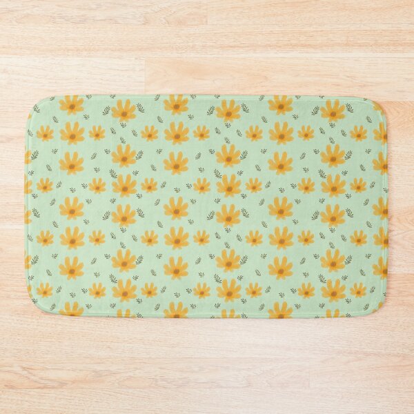 Item preview, Yellow Watercolor Flower Seamless Design designed and sold by Cato Designs.