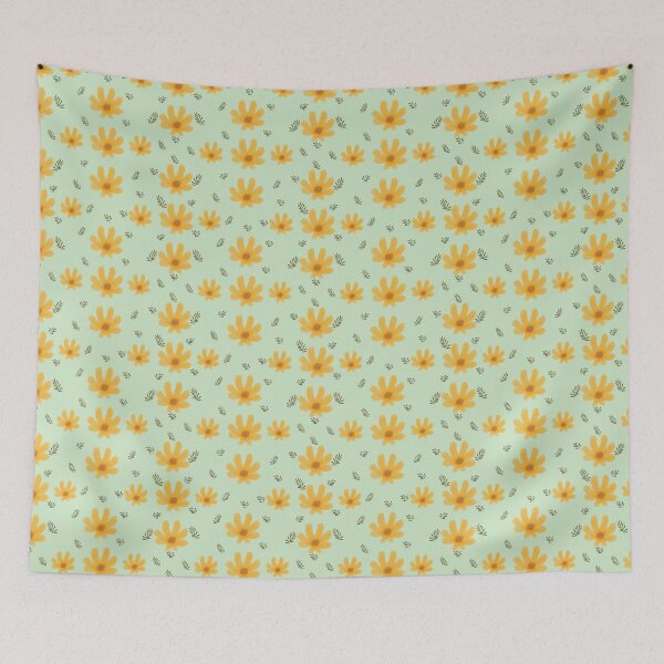 Item preview, Yellow Watercolor Flower Seamless Design designed and sold by Cato Designs.