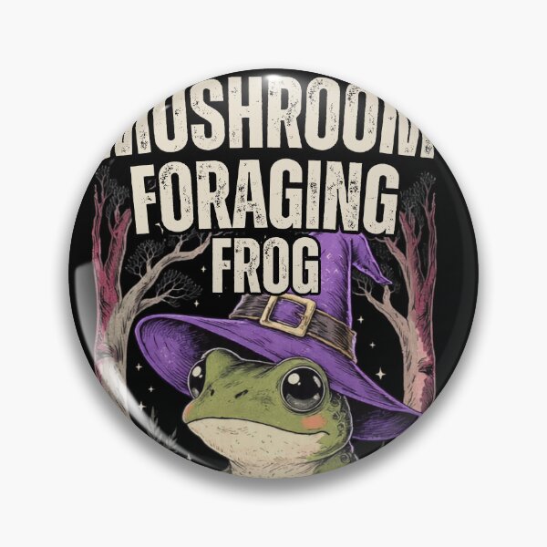 Item preview, Mushroom Foraging Frog Cottagecore Witch Frog Hat Shirt designed and sold by BellabdO.