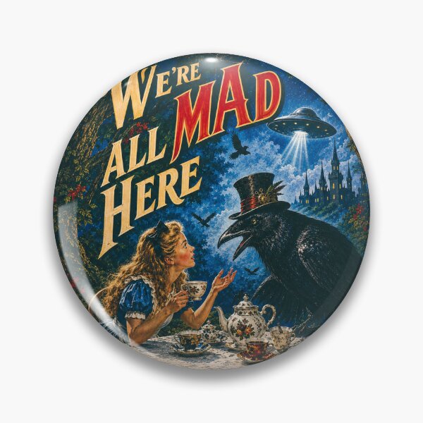 Item preview, We're All Mad Here - Alice in Wonderland designed and sold by Its-Oldn-Rusty.