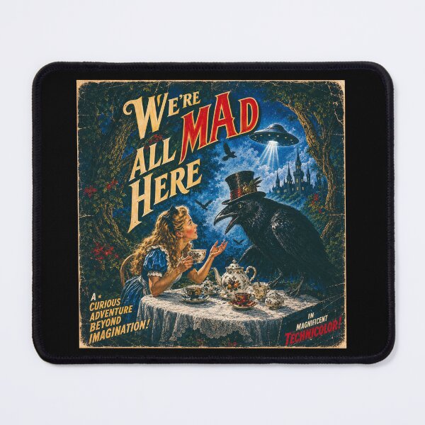 Item preview, We're All Mad Here - Alice in Wonderland designed and sold by Its-Oldn-Rusty.