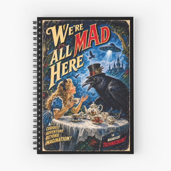Artikelvorschau, We're All Mad Here - Alice in Wonderland entworfen und verkauft von Its-Oldn-Rusty.
