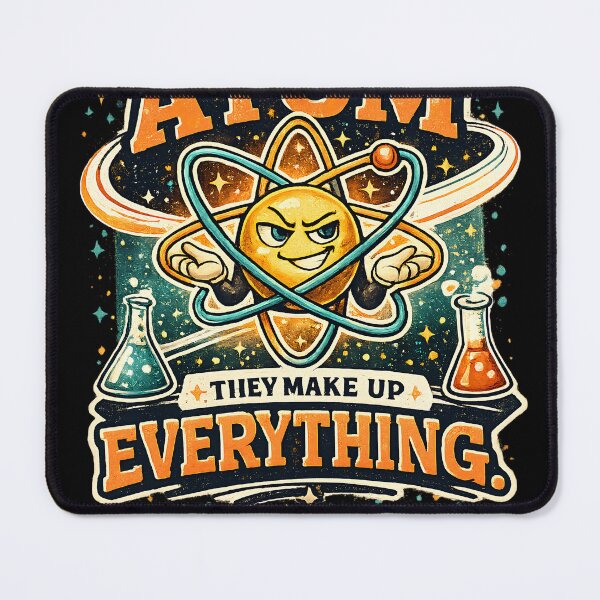 Item preview, Never Trust an Atom Funny Science Pun Gift designed and sold by Retro Rascals Co..