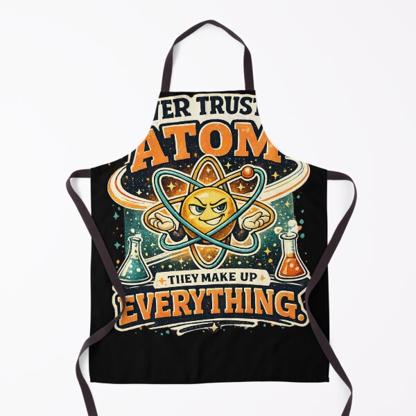 Item preview, Never Trust an Atom Funny Science Pun Gift designed and sold by Retro Rascals Co..