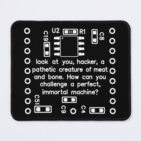 Item preview, Hacker vs. Immortal Machine | PCB Art | Easter Eggs | Viral designed and sold by ScientiaAcLabor.