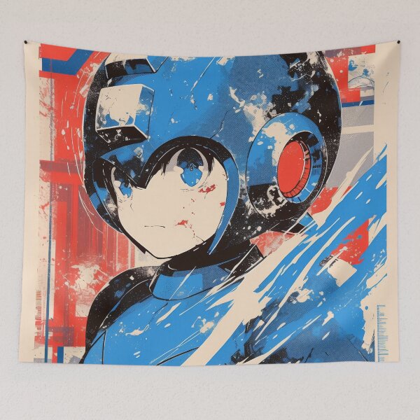 Item preview, Mega Man Vintage Japanese Manga Cover  designed and sold by AnimeArsenalPrints.