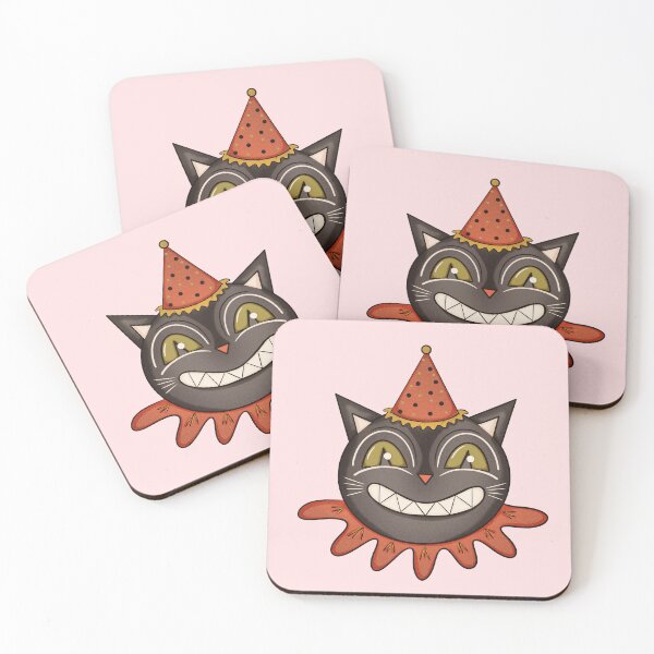 Item preview, Vintage Halloween Smiling Cat  designed and sold by YesButNo Design.