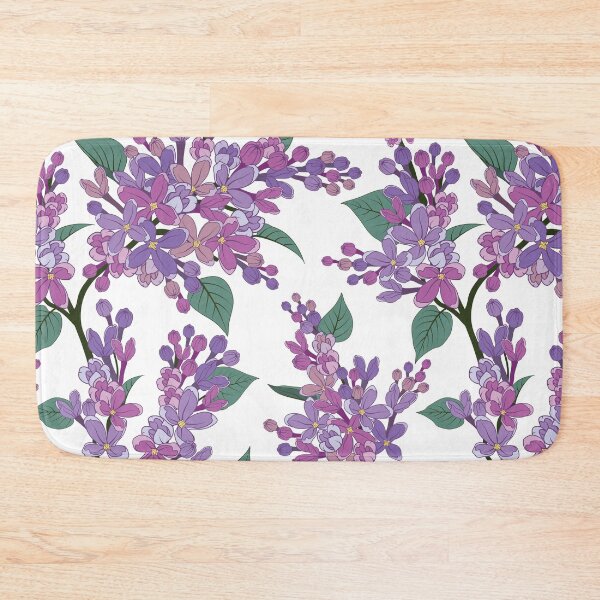 Item preview, Purple Lilac Floral Pattern designed and sold by The Pattern Mill.