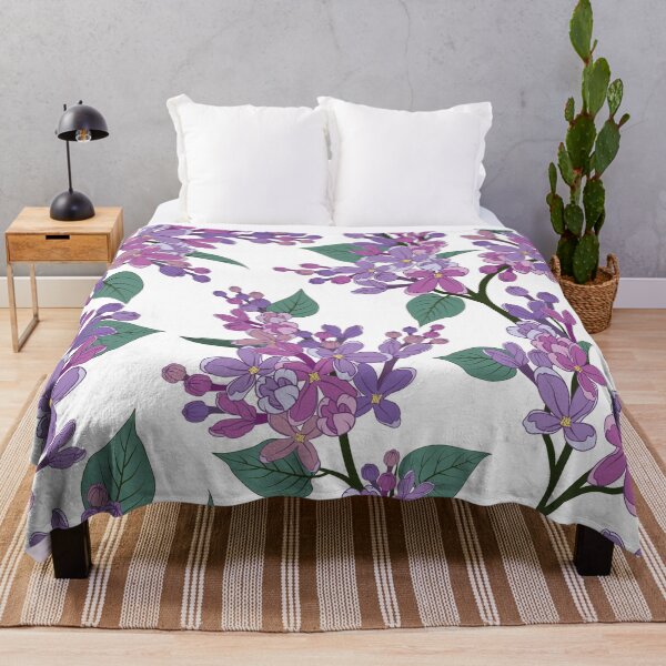 Item preview, Purple Lilac Floral Pattern designed and sold by The Pattern Mill.