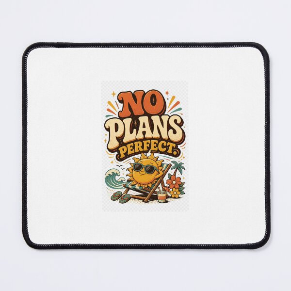Item preview, No Plans Perfect | Funny Relaxed Retro Quote T-Shirt & Sticker designed and sold by Pixel Alchemy1.