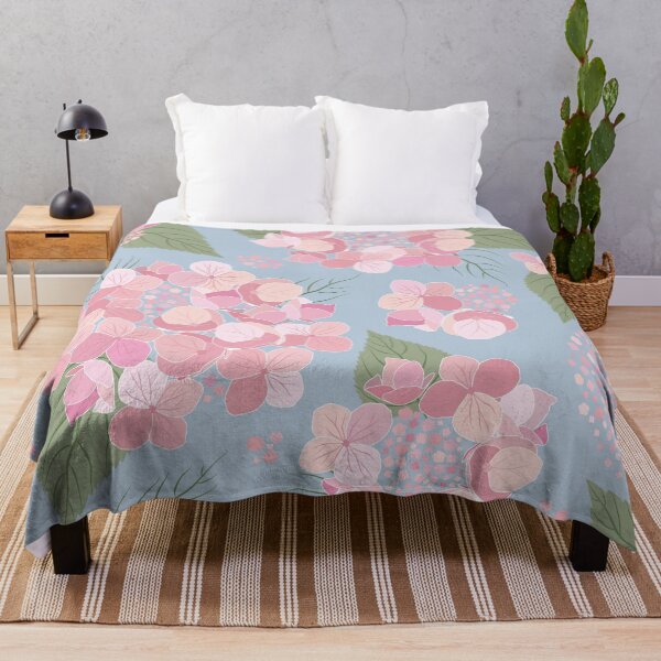 Item preview, Pink Hydrangea Floral Pattern designed and sold by The Pattern Mill.