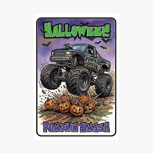 Item preview, Monster Pickup Truck - opt 6 designed and sold by jlStopMedia.