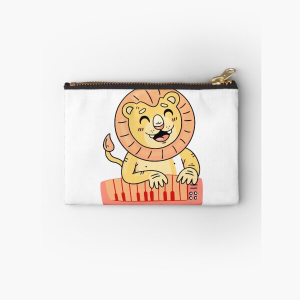 Item preview, Cute Lion Playing Keyboard Piano designed and sold by NAMASTHE WORLD.