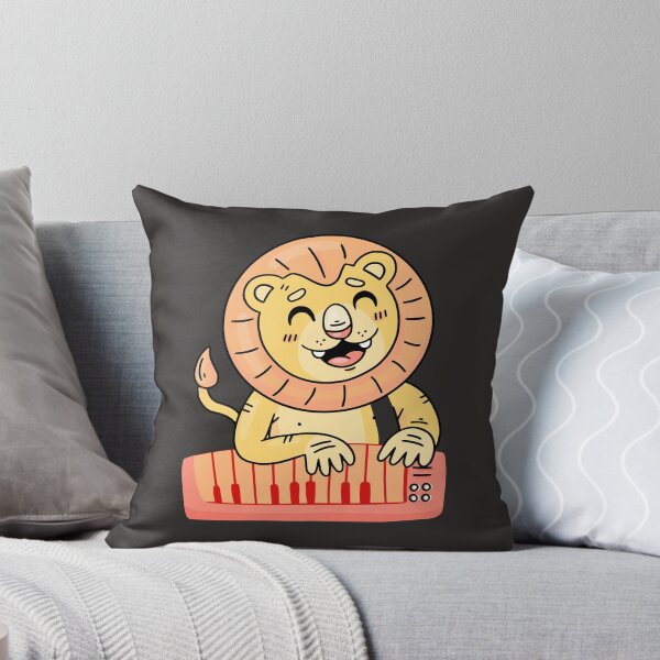 Item preview, Cute Lion Playing Keyboard Piano designed and sold by manojbalan1968.