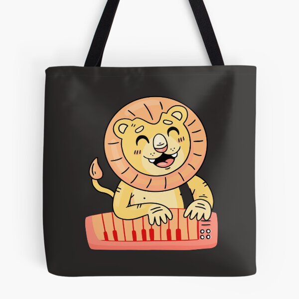 Item preview, Cute Lion Playing Keyboard Piano designed and sold by NAMASTHE WORLD.