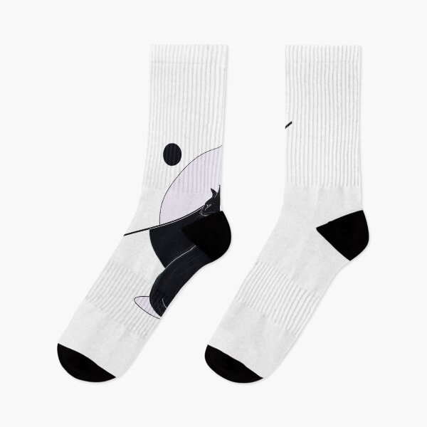 Item preview, Neko – Minimalist Japanese Black Cat Design designed and sold by ORENout.