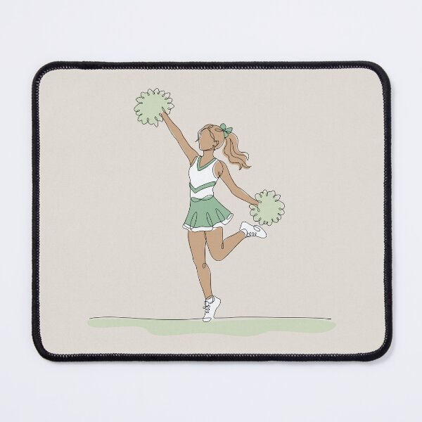 Item preview, Cheerleader One Line Drawing designed and sold by MaddiLoppnow.