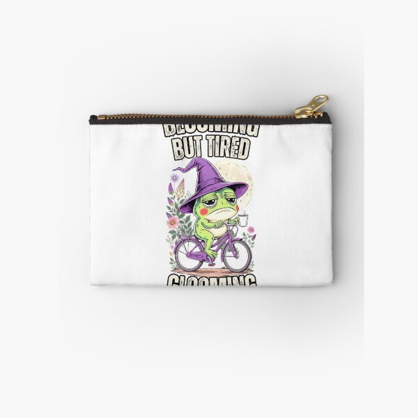 Item preview, Blooming But Tired Glooming Frog Witch Bike Coffee Shirt designed and sold by BellabdO.
