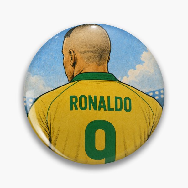 Item preview, O Fenômeno - Retro Ronaldo Nazario Brazil shirt. designed and sold by Tony Panini Retro.