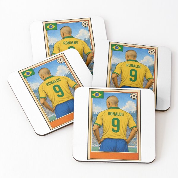 Item preview, O Fenômeno - Retro Ronaldo Nazario Brazil shirt. designed and sold by Tony Panini Retro.
