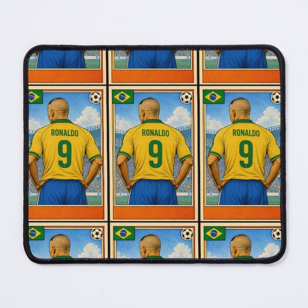 Item preview, O Fenômeno - Retro Ronaldo Nazario Brazil shirt. designed and sold by Tony Panini Retro.