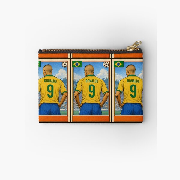 Item preview, O Fenômeno - Retro Ronaldo Nazario Brazil shirt. designed and sold by Tony Panini Retro.