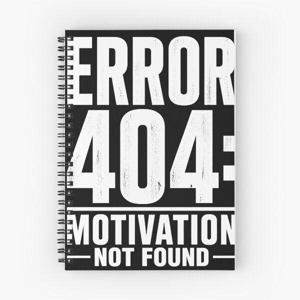 Item preview, Error 404 Motivation Not Found T-Shirt | Funny Programmer & Procrastination Shirt designed and sold by ArtMashupCo.