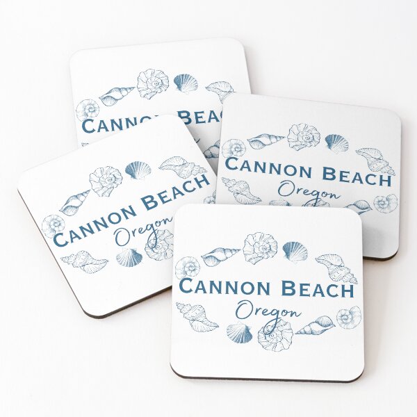 Item preview, Cannon Beach Oregon Seashell Circle Shirt | Coastal Beach Souvenir Tee | Ocean-Inspired Oregon Apparel designed and sold by DonnaRaine.