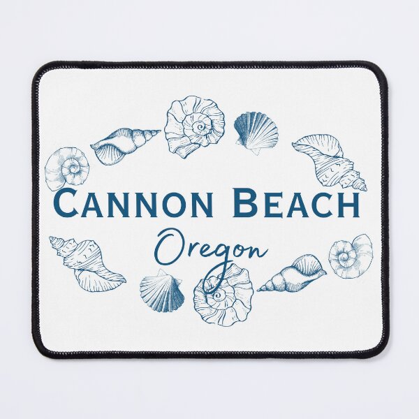 Item preview, Cannon Beach Oregon Seashell Circle Shirt | Coastal Beach Souvenir Tee | Ocean-Inspired Oregon Apparel designed and sold by DonnaRaine.