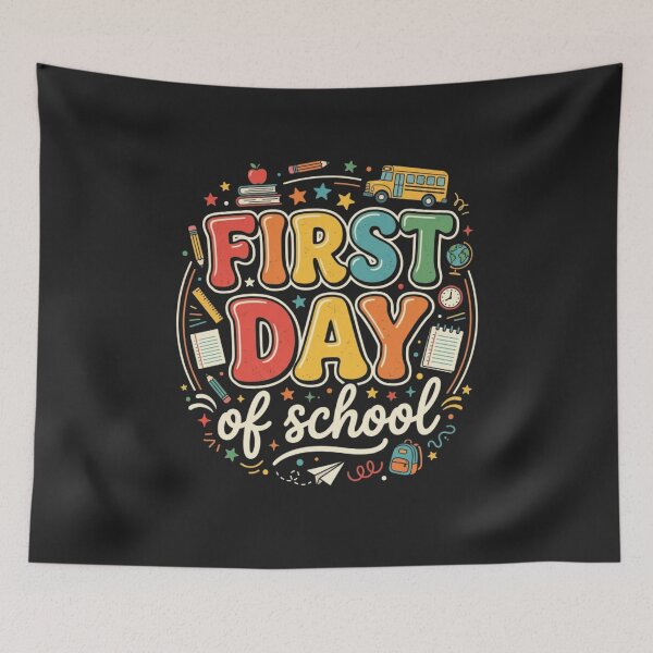 Item preview, Funny First Day of School Teacher Girls Back to School designed and sold by viectory.