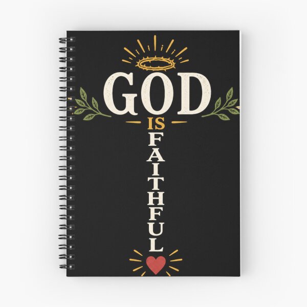 Item preview, God Is Faithful Cross | Christian Vintage Typography | Christian Faith T-Shirt | Religious Design designed and sold by MARSHORY.