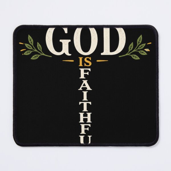 Item preview, God Is Faithful Cross | Christian Vintage Typography | Christian Faith T-Shirt | Religious Design designed and sold by MARSHORY.