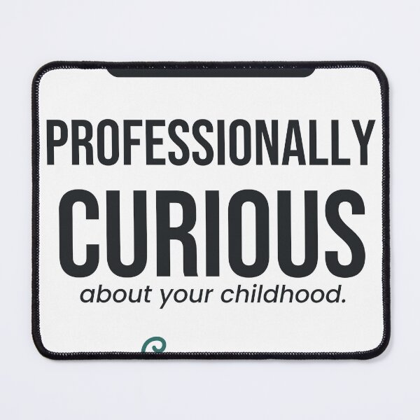 Item preview, Therapist Things Professionally Curious About Your Childhood designed and sold by QuietColumn.
