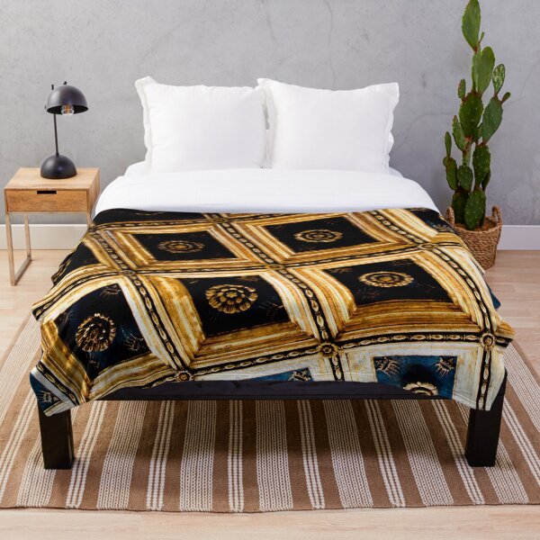 Item preview, Geometric Gold and Black Roman Ceiling  designed and sold by Hena Tayeb.
