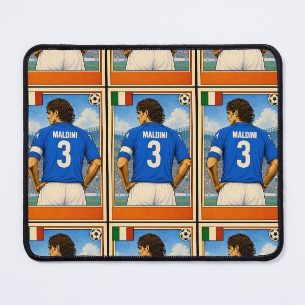 Item preview, Il Capitano - Retro Paolo Maldini Italia Azzurri shirt. designed and sold by Tony Panini Retro.
