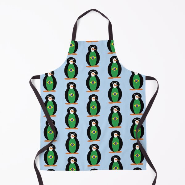 Item preview, Ms. Penguin Brazil Bandeira Brasileira Design designed and sold by AuntieShoe.