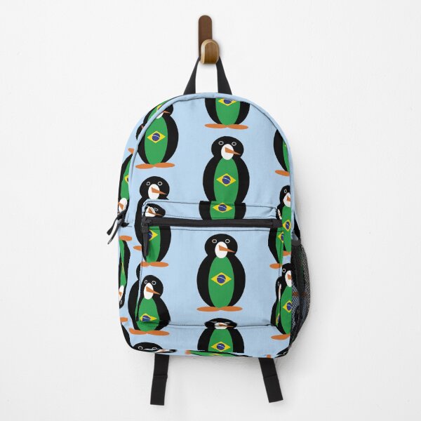 Item preview, Ms. Penguin Brazil Bandeira Brasileira Design designed and sold by AuntieShoe.