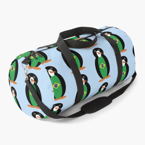 Item preview, Ms. Penguin Brazil Bandeira Brasileira Design designed and sold by AuntieShoe.