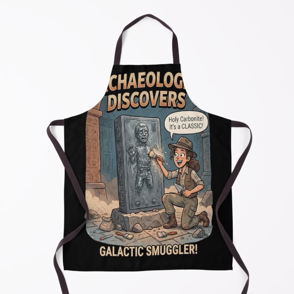 Item preview, Archaeologist Discovers Galactic Smuggler in Frozen in Carbonite designed and sold by yeatsheggej.