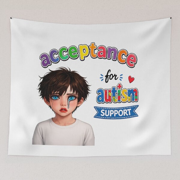 Item preview, Autism Acceptance designed and sold by Mother Daughter Drawings .