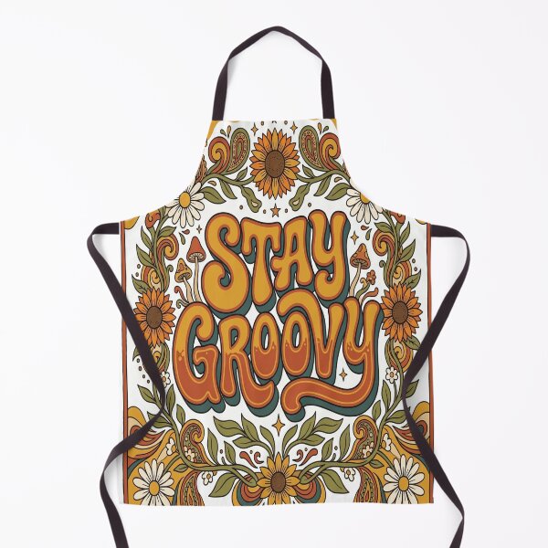 Item preview, Stay Groovy T-Shirt - Retro 70s and Psychedelic Floral Style designed and sold by Tamarout.
